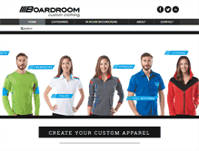 Tablet Screenshot of boardroomclothing.com